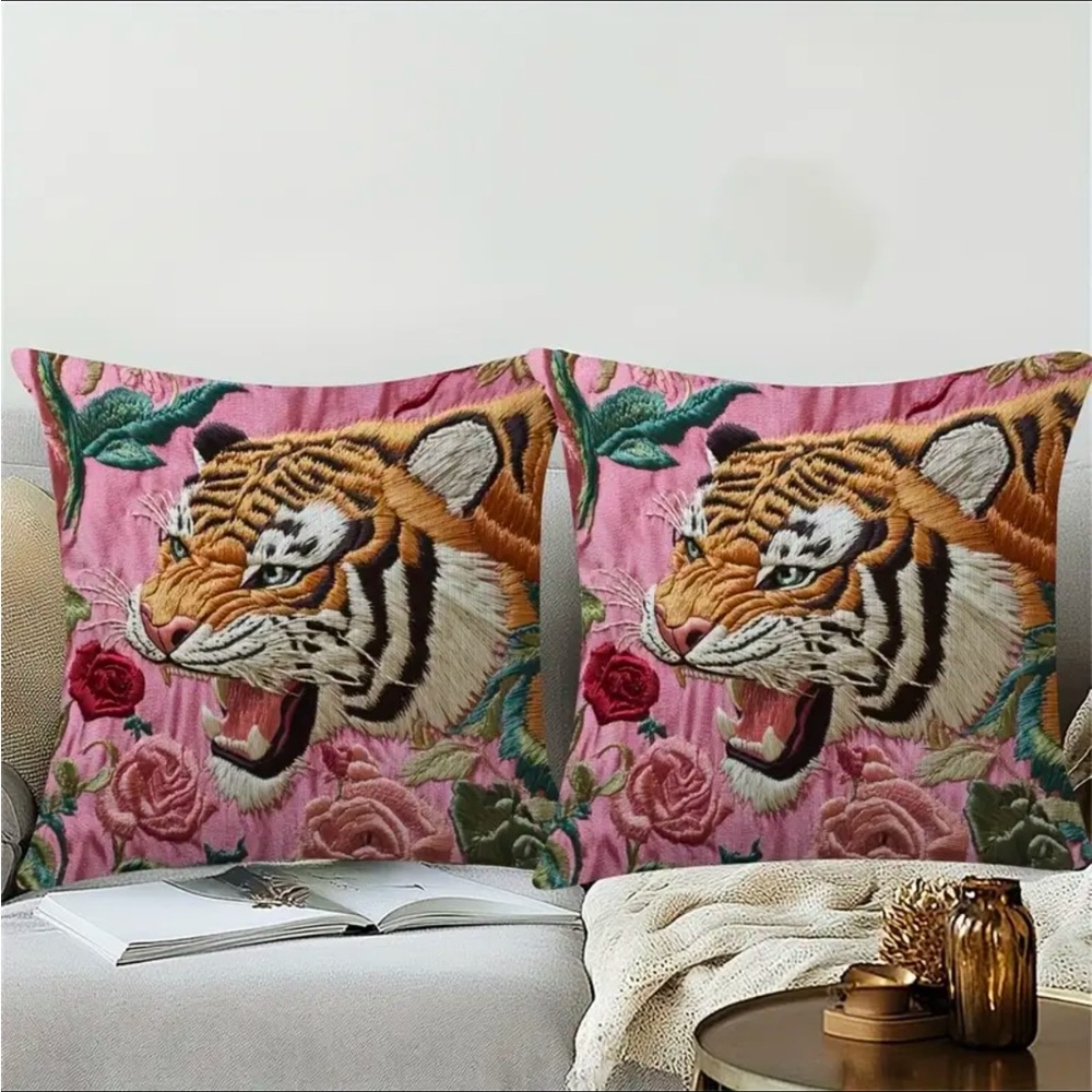 Tiger pillowcase - Picture 2 of 11